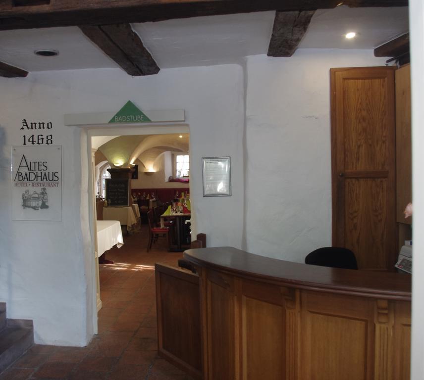 Hotel Restaurant Altes Badhaus Ебербах Екстер'єр фото