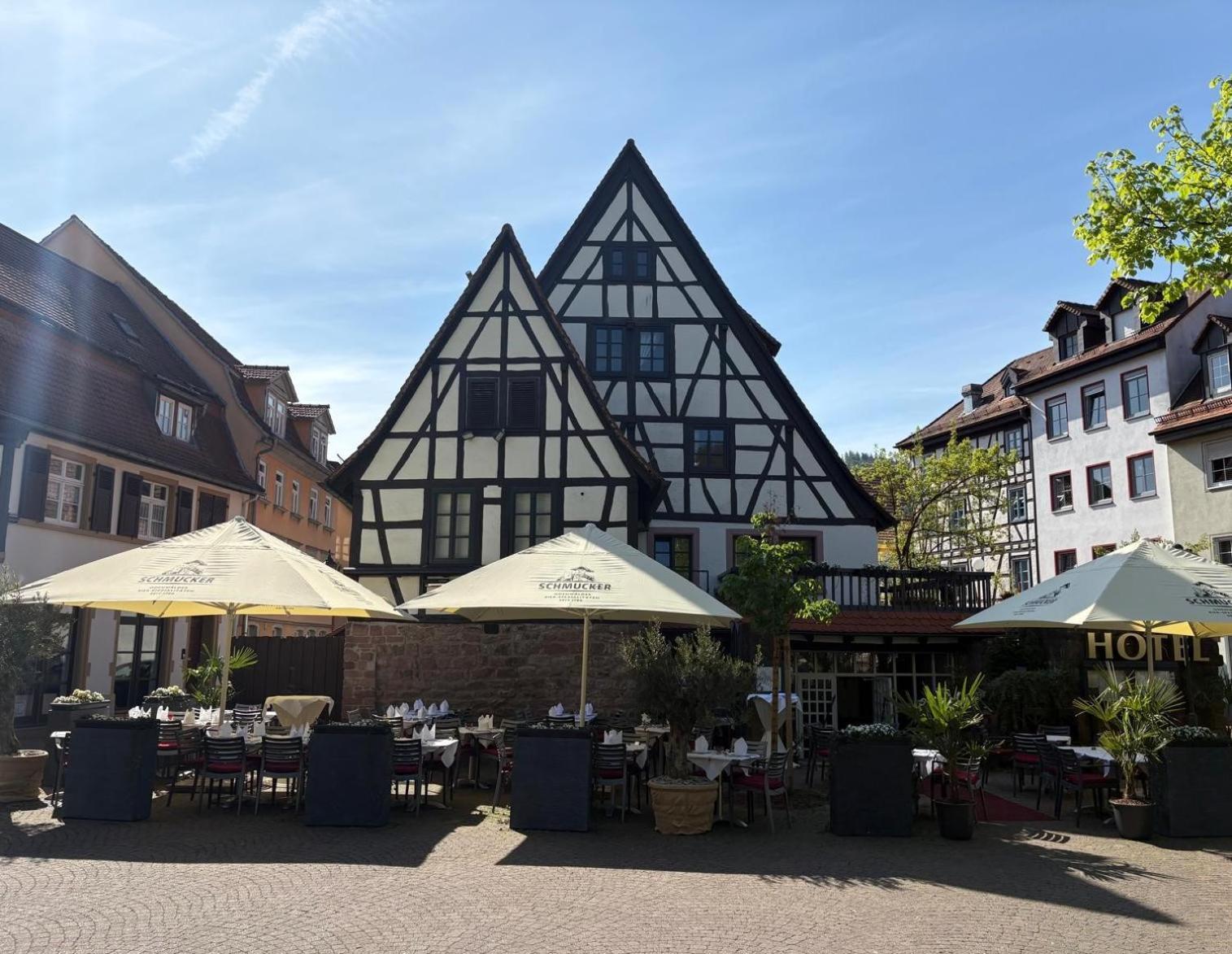 Hotel Restaurant Altes Badhaus Ебербах Екстер'єр фото