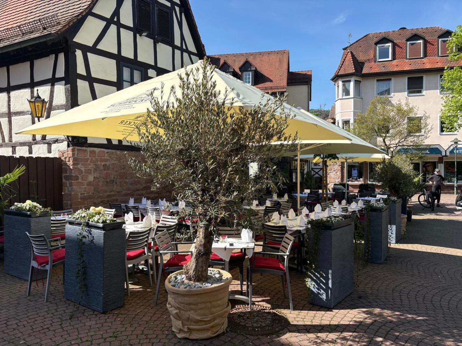 Hotel Restaurant Altes Badhaus Ебербах Екстер'єр фото