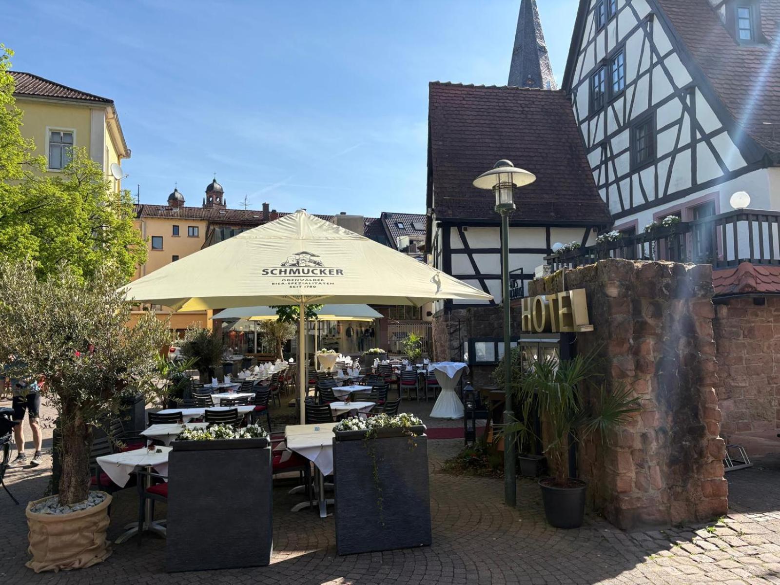 Hotel Restaurant Altes Badhaus Ебербах Екстер'єр фото