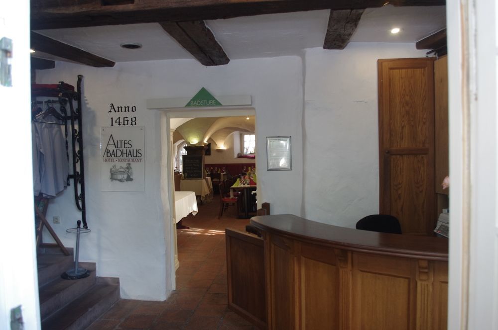 Hotel Restaurant Altes Badhaus Ебербах Екстер'єр фото